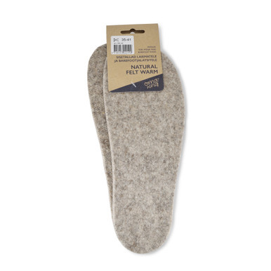 Natural Felt Warm Insoles