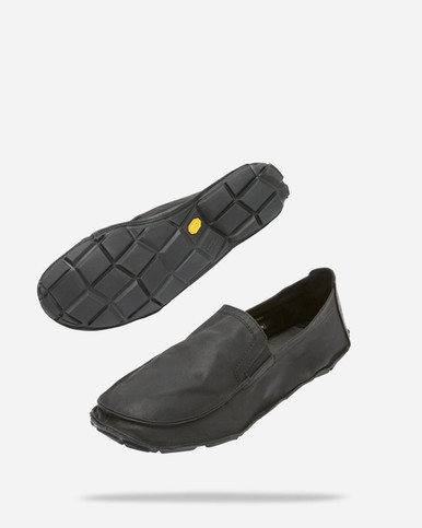 One Quarter Moc Kangaroo Leather Men Black