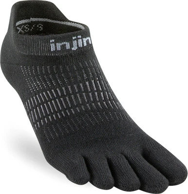 Womens Run Lightweight No-Show Coolmax Black