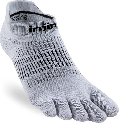 Womens Run Lightweight No-Show Coolmax Gray