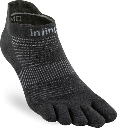 Run Lightweight No-Show Coolmax Black