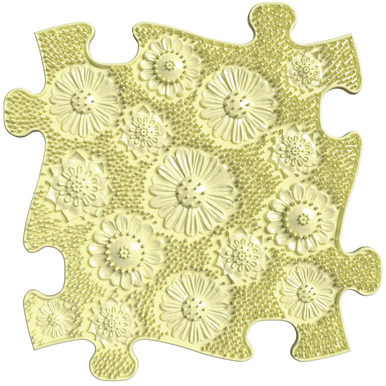 Orthopedic Mat - Meadow Soft, Yellow Pastel
