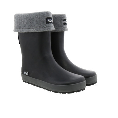 Wellie Bare + Sock Black