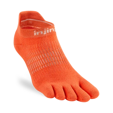Womens Run Lightweight No-Show Coolmax Grapefruit