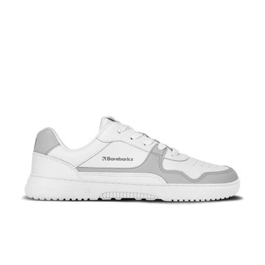 Zing Leather White & Light Grey