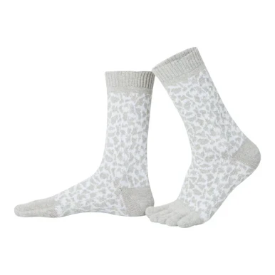 TG Calf-Length Leopard Lightgrey/White