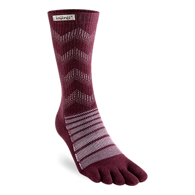 Outdoor Midweight Crew Wool Garnet