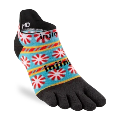 Spectrum Run Lightweight No-Show Coolmax Holiday Peppermint