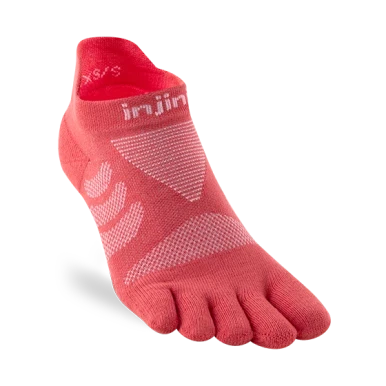 Womens Ultra Run No-Show Coolmax Coral