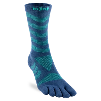 Womens Ultra Run Crew Coolmax Poseidon