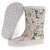 Wellie Bare Print Flowers Green