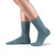 Dr. Foot Hallux Valgus, blauwgrijs, katoen, halfhoog, met compressieband