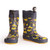 Wellie Toggle Prints Tractor Blue