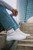 Zing High Top Leather All White