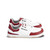 Wave White & Crimson Red