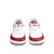 Wave White & Crimson Red