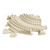 Orthopedic Mat - Twister Firm, Beige