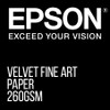 Epson Velvet Fine Art Paper 260gsm A2 (25 Sheets)
