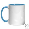 11oz Light Blue Inner & Handle Sublimation Mug - Pack of 36