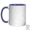 11oz Purple  Inner & Handle Sublimation Mug - Pack of 36