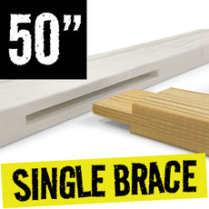 50 inch single cross brace 18 mm x 40 mm for canvas frame