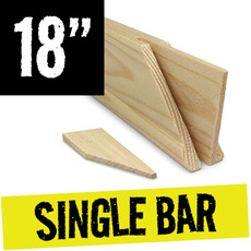 18 inch single bar stretcher bar 18 mm x 38 mm for canvas frames