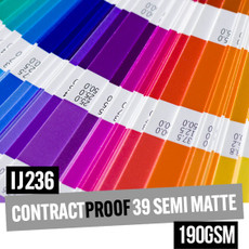 FOGRA 39 approved semi matte paper 190gsm 17" x 45 meter roll