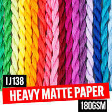 Heavy matte photo quality paper 180gsm 36" 914mm x 45 meter roll