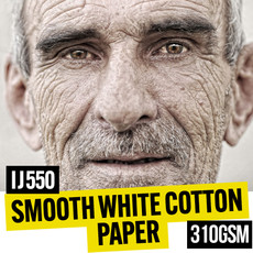 Smooth White Cotton Paper 310gsm A3+ (50)