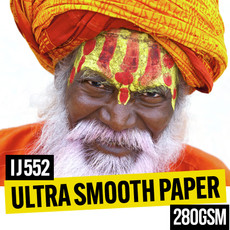 Ultra smooth acid free white photo paper 280gsm 17" x 15 meter roll