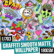 Non-woven smooth matt PVC free wallpaper 180gsm 42" x 30 meter roll.