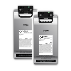 Two Epson UltraChrome RS Optimizer T45U700 1500ml ink refills for SC-R5000 printers.
