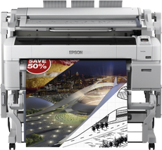 Epson SureColor SC-T5200 36 inch multifunction printer with Adobe Postscript