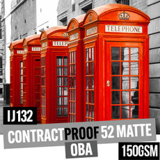 Premium 150gsm coated matte paper with Optical brightening agents for high end proofing
