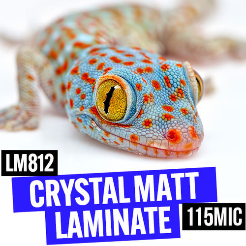 Crystal Matt Laminate 115mic 1040mm x 100m