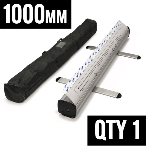 Snap top aluminium roller banner stand 1000 mm x 2000 mm