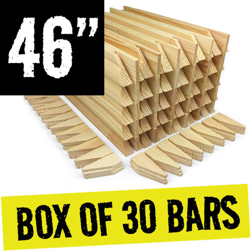 Stretcher bars for canvas prints 38 mm x 35 mm 46 inch box of 30