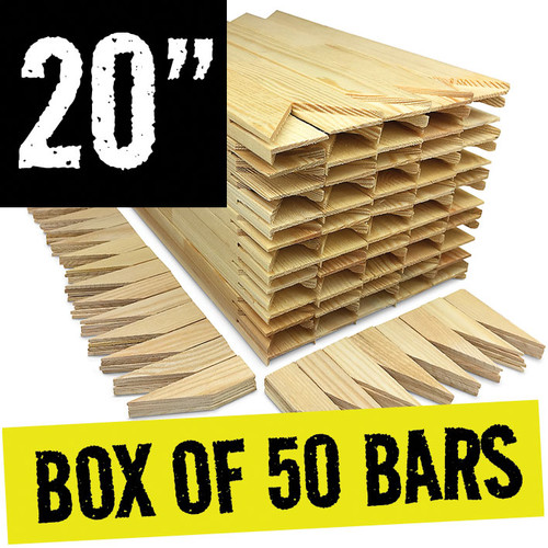 20 inch stretcher bars for canvas prints 18 mm x 40 mm - box of 50