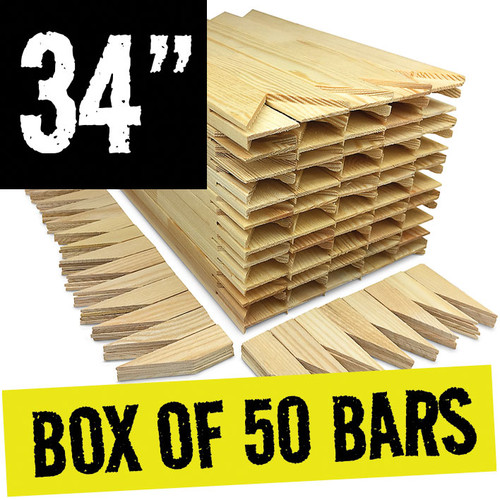 34 inch stretcher bars for canvas prints 18 mm x 40 mm - box of 50