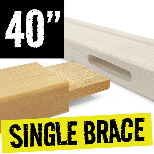 40 inch single cross brace 18 mm x 38 mm for canvas frames