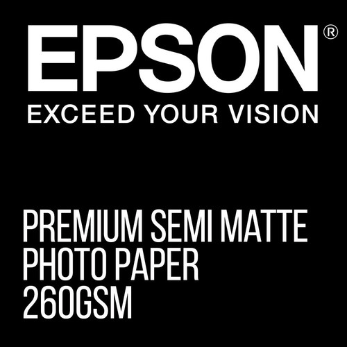 Epson premium semi matte photo paper 260gsm 16" x 30.5 meter roll