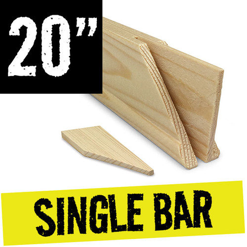 20 inch single stretcher bar 18 mm x 40 mm for canvas frames