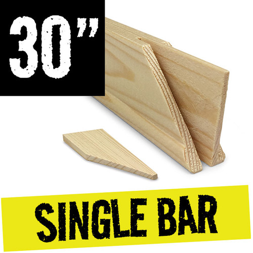 30 inch single stretcher bar 18 mm x 40 mm for canvas frames