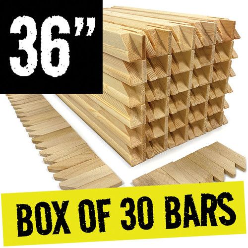 Stretcher bars for canvas prints 38 mm x 28 mm 36 inch - box of 30