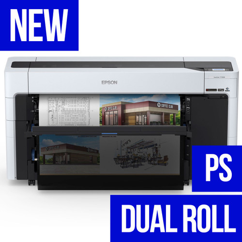 Epson SureColor SC-T7700D dual roll technical printer with Postscript