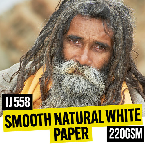 Smooth Natural White Paper 220gsm Free Sample (A4)