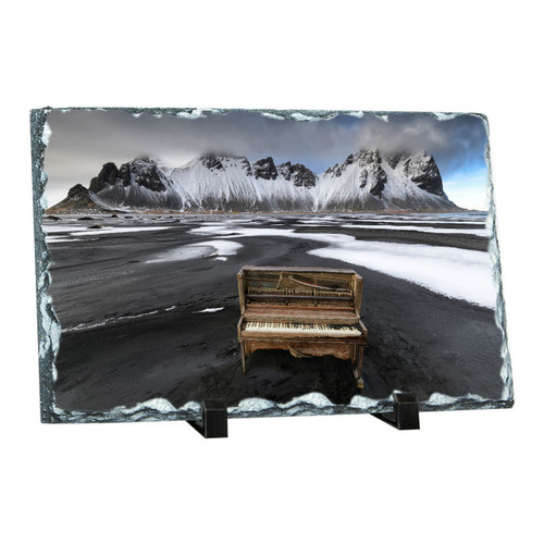 Sublimation Gloss Photo Slate - Medium Rectangle 14cm x 19cm