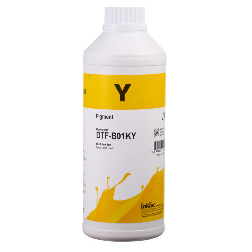 InkTec Direct to Film DTF vivid printing inks - Yellow 1000ml - MPN: DTF-B01KY