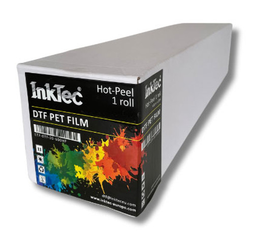 Hot peel Direct to Film DTF image transfer film - 600 mm x 100 m - ETP-DTF-600