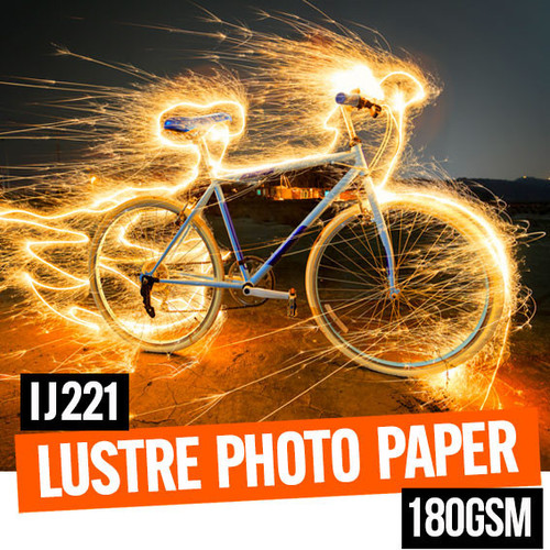 Lustre white photo paper 180gsm 210mic A3 x 100 Sheets